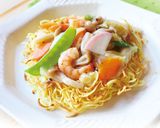 塩だれレモンのあんかけかた焼きそば作り方7写真