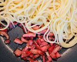 しそ香る♡しそベーコン和風ペペロンチーノ作り方5写真