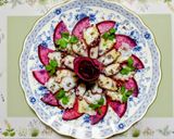 正月おもてなしタコと紅くるりカルパッチョ作り方4写真