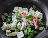 ふわとろ食感♡チーズが◎豆腐と卵炒め作り方3写真