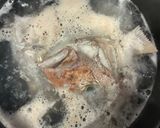 鯛のあら煮作り方1写真