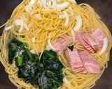 ワンパン！クリームパスタ作り方2写真