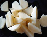 じゃが芋とニンニクのトマトスープ❣作り方1写真