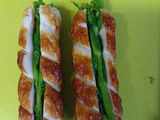 ちくわに青菜