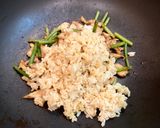 【糖尿病弁当】鳥もも肉とニンニクの芽炒丼作り方10写真