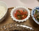 簡単♡トマトと大葉の和え物作り方4写真
