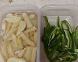 じゃがいもとピーマンのオイスター炒め作り方1写真