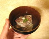鯛のあら汁と炙り刺身作り方8写真