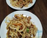 香ばしい焼きうどん作り方6写真