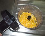 コーンスープ♪簡単白菜鶏ひき肉冷凍コーン作り方3写真