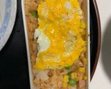 レンジ簡単クリーミー麻婆味オムライス弁当作り方12写真