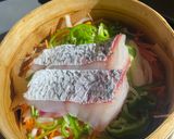 ⭕️せいろで作るふわふわ白身魚の黒酢蒸し作り方4写真