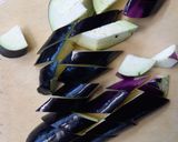 茄子とピーマンの味噌炒め作り方1写真
