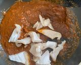 味噌ベースの麻婆鱈作り方5写真