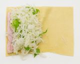 簡単朝ごはん!豆腐皮で食べるコンソメ作り方2写真