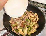 牛ミスジ&筍&ししとうで青椒肉絲作り方7写真