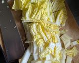 簡単★白菜とサバ缶のアーリオ蒸し作り方1写真