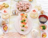 道明寺粉で作る桜しゅうまい作り方6写真