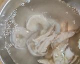 海老卵丼（親子丼風）作り方1写真