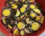 さつま芋♡と早煮昆布と鶏ひき肉のうま煮♪作り方7写真