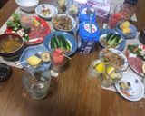 地元産のイサキのお造りにカットミニトマト作り方14写真