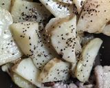 【道産子の夜食🥔】新じゃがキノコで！深夜居酒屋🍺作り方3写真
