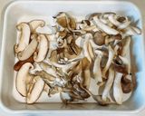 カニカマで節約！きのこ甘酢餡の柚子天津飯作り方1写真