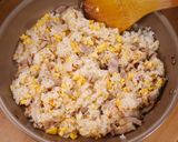 ガッツリスタミナ系☆🤩☆豚バラにら炒飯作り方3写真