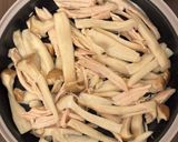 エリンギとサラダチキンのチーズ蒸し焼き作り方3写真