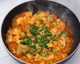 海鮮スンドゥブ、ブロッコリー豆腐麻辣炒め作り方3写真