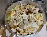 ギョニソと野菜のかき玉煮込みうどん作り方3写真