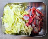 砂肝とキャベツの中華炒め作り方1写真