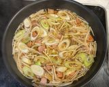 簡単！ベーコンときのこのワンパン和風パスタ！作り方4写真