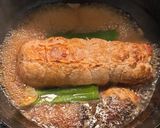 薄切り豚ロース肉巻きチャーシュー作り方3写真
