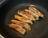 冷凍肉巻き野菜の解凍＆味付け作り方3写真