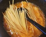 韓国風スープパスタ☆ワンパンで簡単ランチ作り方1写真