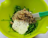 簡単豆苗ツナマヨ和えサラダ♬作り方3写真