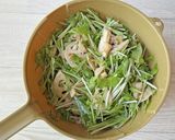 デパ地下風!れんこんと舞茸と水菜のサラダ作り方4写真