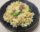 炒飯チャーハン残った餃子のタネで作り方9写真