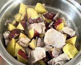豚肉とさつまいものすきマヨ♡作り方5写真