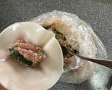 ニラ餃子と残りダネ肉団子のスープ作り方3写真