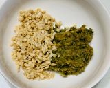 ふきのとう味噌の発芽玄米酒粕和え作り方2写真