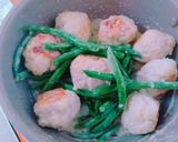 ＊鶏つくねといんげんのレモンソテー＊作り方4写真