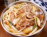 行列のうどん屋さん🍜豚バラねぎ塩ガッツリうどん🤩作り方10写真
