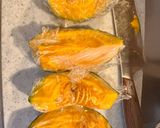 簡単！！かぼちゃと豚肉の煮物作り方1写真