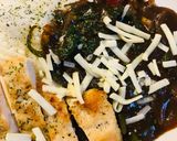 1袋で2皿！チーズ＆チキンカツカレー作り方4写真