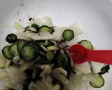 大根ときゅうりの塩昆布香味漬け作り方2写真