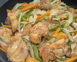 鶏肉と舞茸の和風あんかけ作り方8写真