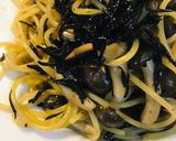 和風パスタ●ひじき煮物＆シメジのパスタ作り方3写真
