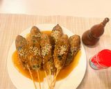 味付け簡単!ウマ!肉飯串焼き!作り方6写真